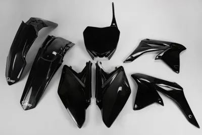Zdjęcie produktu dla Ufo Suzuki Rmz 250 2010-2018 Sukit411-001 Zestaw Plastikowy Czarny Czarny Jeden Rozmiar