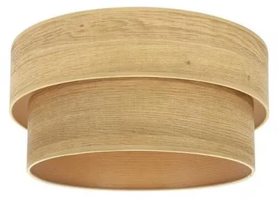Stehleuchte E27 aus hellem Holz, 40 x 35 x 21 cm, dekorativ