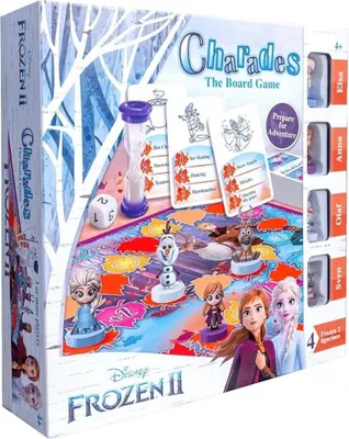Produktbild von Disney FROZEN 2 Scharade-Spiel: Das Brettspiel in Bilderversion für die ganze Familie