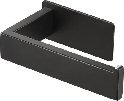 Produktbild von Schwarzes Toilettenpapierhalter Edelstahl Selbstklebend