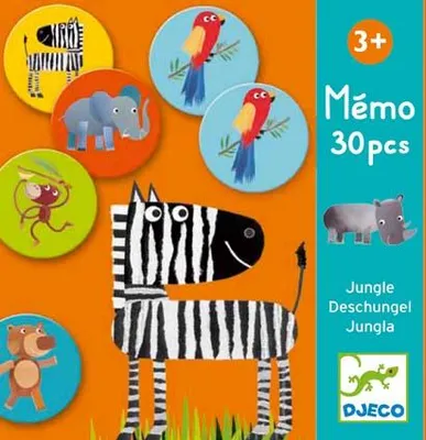 Produktbild von Djeco-Lernspiele: Memo Dschungel