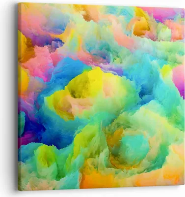 Produktbild von Bild auf Leinwand - Leinwandbild - Abstraktion modern - 40x40cm - Wand Bild - Wanddeko - Wandbilder - Leinwanddruck - Bilder - Kunstdruck - Wanddekoration - Leinwand bilder - Wandkunst - AC40x40-4055