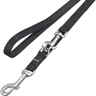 Image de Karlie Art Sportiv Plus Laisse de présentation - Laisses pour chiens - Nylon - Noir - 250x2,5 cm