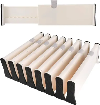 Produktbild von Verstellbarer Schubladentrenner mit EVA-Schaumstoff - Perfekte Organisation für Schrank, Küche, Büro - DIVISERINO