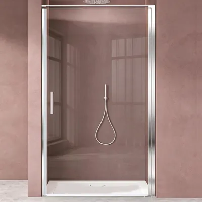 Produktbild von doporro Duschtür Nischentür dusche Duschabtrennung Duschkabine 90x195cm ESG-Sicherheitsglas aus Klarglas mit Hebe- und Senkmechanismus inkl. NANO-Beschichtung Teramo36K