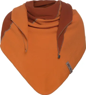 Produktbild von Knit Factory Fay Dreieckstuch - Terra/Rost - 190x85 cm