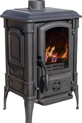 Produktbild von Kaminofen Gusseisen Ofen Antik Holz Guca Arina Holzofen Klein 6,5 kW Kamin Gusseisenofen Dauerbrandofen Werkstattofen Hüttenofen Heizofen
