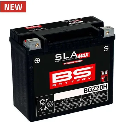 Produktbild von BS Battery SLA Max Batterie wartungsfrei werkseitig aktiviert - BGZ20H