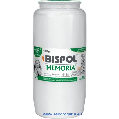 Zdjęcie produktu dla Wkład do znicza olejowy BISPOL WO7 108H 1szt.