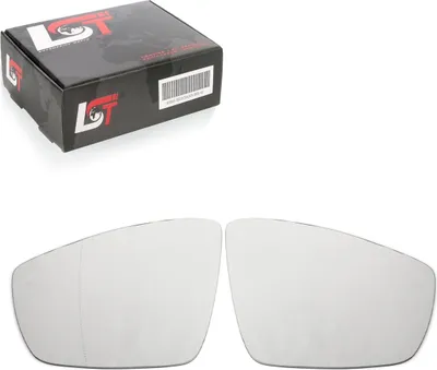 Produktbild von 2x Glas Außenspiegel zum Kleben asphärisch konvex für VW für Seat für Skoda