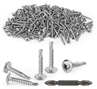 Productafbeelding van Zelfborende metalen schroeven, 4,2 x 25 mm, 200 stuks, voor bevestigingsdoeleinden