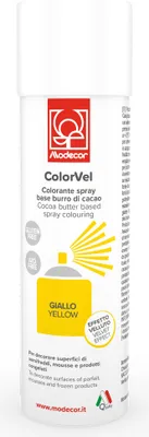 Zdjęcie produktu dla Cukrowy żółty zamsz w sprayu giallo Af Vell.250ml- Modecor
