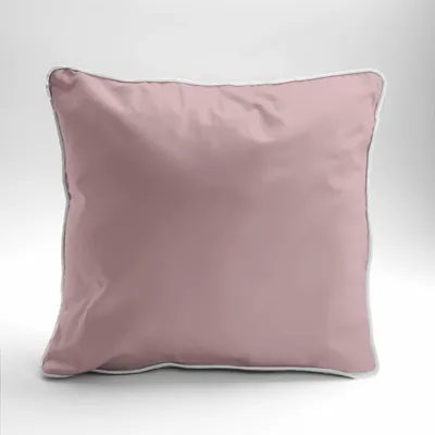 Obrázok produktu pre Detexpol Saténová obliečka na vankúš 40x40 púdrovo ružová s lemovaním Mako Satin 62