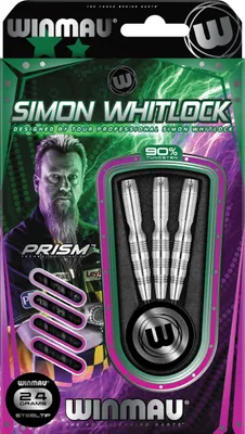 Produktbild von Winmau Steeldartpfeile Simon Whitlock 24g 90% Tungsten Silber