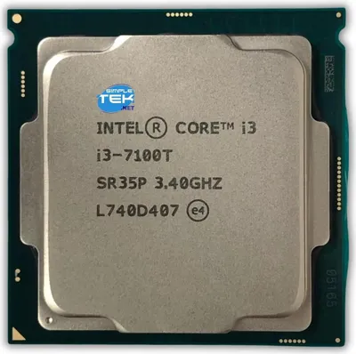 Obrázok produktu pre Intel Core i3-7100T, Intel® Core™ i3, LGA 1151 (Socket H4), 14 nm, Tácka, Intel, i3-7100T