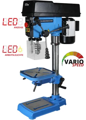 Produktbild von GÜDE Tischbohrmaschine Ständerbohrmaschine Bohrmaschine GTB 16/500 VARIO