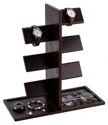 Immagine prodotto di Omgoods - Portaorologi in legno per più orologi e gioielli