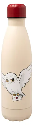 Productafbeelding van Stalen waterfles Erik Harry Potter Hedwig, 500 ml - Milieuvriendelijke waterfles