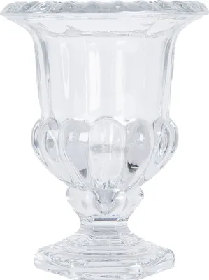 Image de Clayre & Eef Vase Ø 12x15 cm Verre transparent
