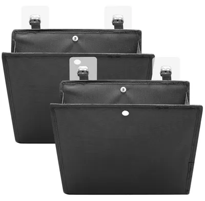 Immagine prodotto di 2 organizer da appendere, portaoggetti per campeggio, scaffale per scarpe, ideale per camper, pieghevole, realizzato in tessuto non tessuto