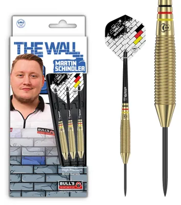 Produktbild von BULL'S Martin Schindler Natural Brass Steel Dart - 21g -- 1 Satz