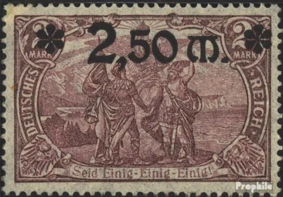 Produktbild von Briefmarken Deutsches Reich 1920 Mi 118a gestempelt Markwerte mit Aufdruck der neuen Werte