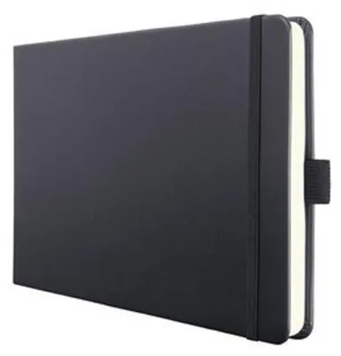 Produktbild von Notizbuch Conceptum A5 quer schwarz dotted