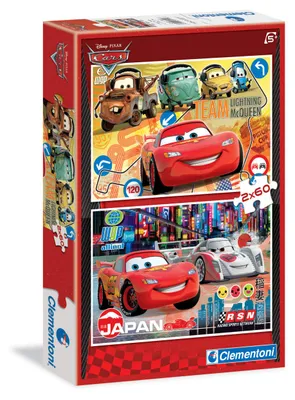 Obrázok produktu pre Clementoni Cars 2, 120 kusov, rozprávky, 5 rok / roky