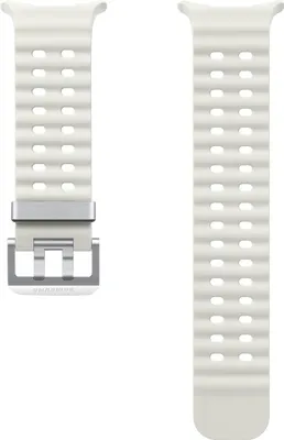 Produktbild von Samsung Marine Band ET-SNL70 für die Galaxy Watch Ultra, Band, Smartwatch, Weiß, Samsung, Galaxy Watch Ultra, Nitril, Nylon, Gummi