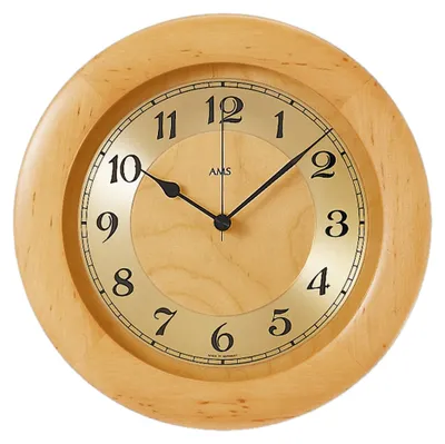 Produktbild von AMS Funk-Wanduhr, Funkwerk, D28x5cm, 5809/16