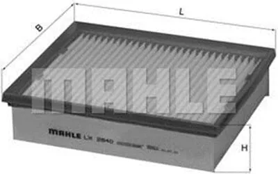 Produktbild von Luftfilter KNECHT LX 2840