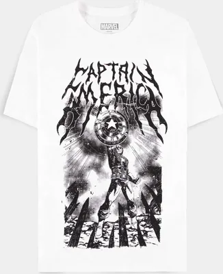Produktbild von Captain America T-Shirt Herren Glory weiß XL