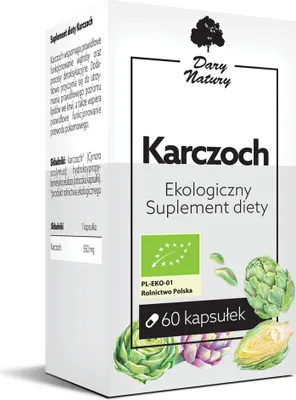 Produktbild von KARCZOCH (550 mg) 60 KAPSUŁEK - DARY NATURY
