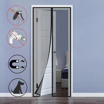 Produktbild von Automatische Balkondeur - heavy duty Mesh - 90 x 210 cm - Terrasdeur