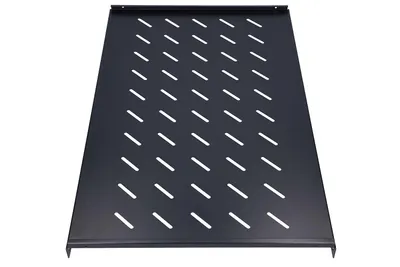 Immagine prodotto di Extralink Mensola Rack 19", 1U, 750 mm, Acciaio, Nero, per Rack 1000 mm