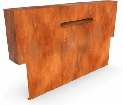 Productafbeelding van Cascadi Cortenstaal Watervalelement op vijver 2000 x 250 x 1200 mm Geroba