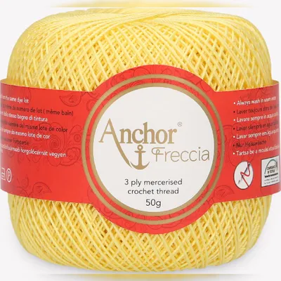 Zdjęcie produktu dla Anchor Freccia 12 – cienka przędza bawełniana do filigranowych prac na szydełku (kolor 00293)