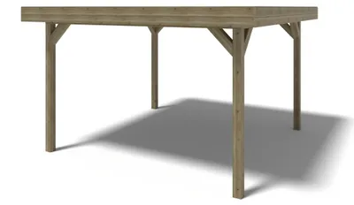 Immagine prodotto di Gazebo da giardino in legno pergola 4.04x4.04 m - Impregnata