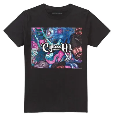 Produktbild von Cypress Hill - "Crazy" T-Shirt für Herren/Damen Uni TV36205 (3XL) (Schwarz)
