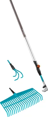 Produktbild von Gardena combisystem Rasenrechen Grubber Fugenkratzer Set