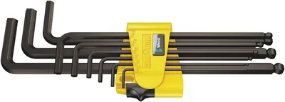 Produktbild von Wera 950/9 Hex-Plus Imperial 1 Winkelschlüsselsatz, zöllig, BlackLaser, 9-teilig