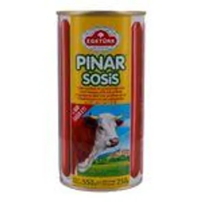 Image de Saucisses de bœuf Egetürk Pinar – 6 pièces en boyau naturel, couleur blanc laiteux, 550 g