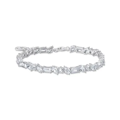 Produktbild von Thomas Sabo Armband Damen Tennisarmband mit 31 weißen Steinen Silber Weiß A2144-051-14