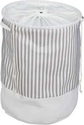 Image de Tissu pour panier à linge à rayures