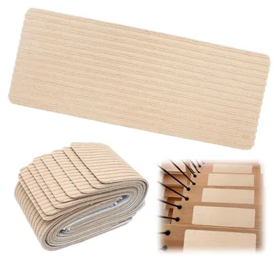 Produktbild von Set von 15 Antirutsch Treppenmatten 55 x 22 cm Beige