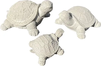 Produktbild von Betonfigur SCHILDKRÖTENFAMILIE - handgefertigte Dekoration für Garten und Haus