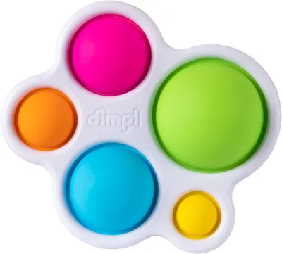 Productafbeelding van Tomy sensorisch speelgoed Dimpl manipulatietoy siliconen pop kussens