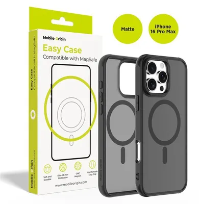 Imagen del producto de Funda Mobile Origin Easy Case, transparente, para Apple iPhone 16 Pro Max, de 17,5 cm (6.9"), color