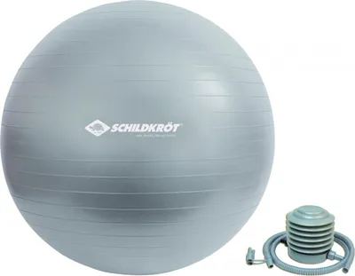 Zdjęcie produktu dla SCHILDKRÖT960156 Piłka do ćwiczeń SCHILDKRÖT, średnica: 650 mm, srebrna