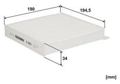 Produktbild von FILTRON K 1464 Innenraumfilter Pollenfilter für MG ZS SUV